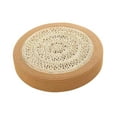 thumbnail image 3 of hengtong Round Tatami Floor Cushion Breathable Meditation Cushion Tea Ceremony Pad Tatami Khaki, 3 of 9
