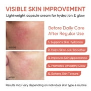 Mooyam Pink Collagen Capsule Cream, Face Moisturizer Lightweight Moisturizing Cream , Niacinamide for Uneven Skin Tone Glow hydration 140g