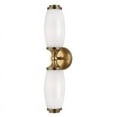 thumbnail image 2 of Hudson Valley Lighting - Brooke - Two Light Wall Sconce-Aged Brass Finish, 2 of 2
