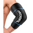 thumbnail image 1 of Gel Ice Pack Elbow Tolaccea Dual-Coldfocus de larga duración, color negro, 1 of 7