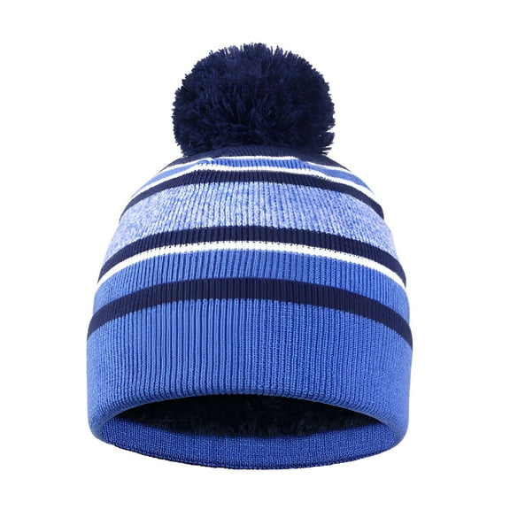 TELOLY Baby Boy Hats 0-6 Months,Girl Dad Hat Kids Winter Plusher Hat Warm Knit Hairball Thick Ski Head Cap for Girls Boys Wool Hat Baby Beanies