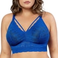 thumbnail image 2 of Parfait Mia Wire-Free Full Bust Lace Bra, Sapphire, 36D, 2 of 5