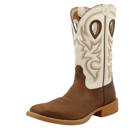 

Twisted X Boots MXTR003 Men s Twisted X Tech X Hazel 12 Ivory Top Square Toe Boot Brown 10 EE