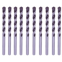 Max-Craft Masonry Drill Bit Set Black/White Drill Rock Concrete 10Pcs 5/32 inch