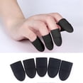 thumbnail image 2 of 10 Pcs Nail Clips Acrylic Soak Off Nail Clips Set Nail Art Remover Tool Nails Polish Soak Off Clip Cap Uv Gel Polish Remover Wrap,Black, 2 of 5