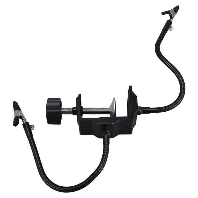 Shisuyan Electric Soldering Iron Rack Universal Arm Simple and Multifunctional Soldering Station Universal Arm Clips (Black)