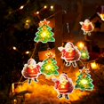 thumbnail image 7 of YAHHU Christmas Decoration Lights Indoor, 13ft Christmas Tree/Santa Shaped String Lights, Battery Operated Christmas Lights for Indoor, Bedroom, Outdoor, Patio, Garden, Christmas Tree Decorations, 7 of 7