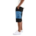 thumbnail image 4 of GrmtClth Cargo Shorts for Men Relaxed Fit Hiking Shorts Below Knee Elastic Waist Workout Shorts Casual Lightweight Running Shorts with Multi Pocket Blue 2XL, 4 of 5