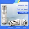 thumbnail image 6 of None Return Air Flows Control Valves Pipe Quick Connector Straight/Elbow Fitting Industrial Pneumatic Check Valves, 6 of 7