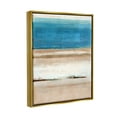 thumbnail image 4 of Stupell Industries Abstract Beach Landscape Abstract Painting Gold Floater Framed Canvas Art Print Wall Art, 25 x 31, 4 of 10
