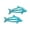 lake blue, variant on 1 Pair Headdress Side Hair Clips Hairgrip Clip Dolphin Hairpin for Girls Children Headwear Hairclip Barrettes