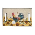 thumbnail image 2 of Whosucclay Rooster and Sunflower Pattern Cover, Anti-Wear Protector Convenient Fold-Away Design Elastic Golf Cart Seat Blanket for Most 2-Seat Golf Carts, 2 of 7