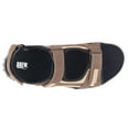thumbnail image 3 of Drew Warren Men Sandal In Brown/tan Combo, 3 of 5