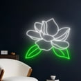 thumbnail image 2 of Handmadetneonsign Magnolia Flower Neon Sign, Magnolia Flower Art Decor, Magnolia Flower Wall Decor, 2 of 5
