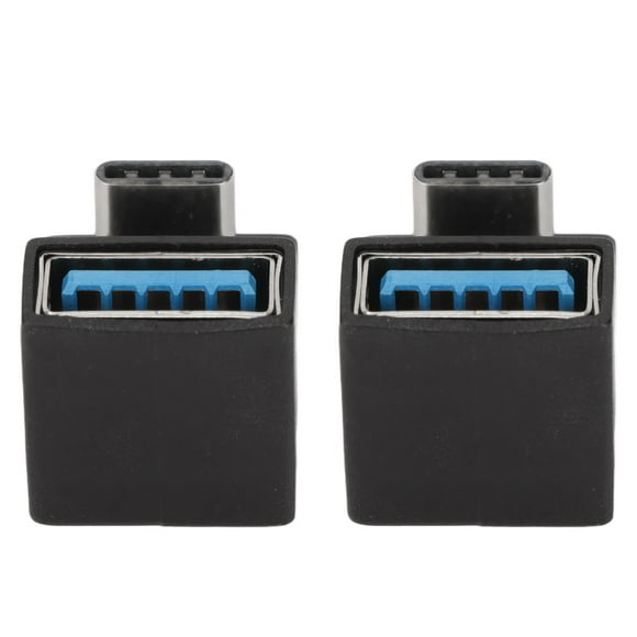 USB C 180 Degree Adapter, USB C To USB Adapter Space Saving Portable USB Female To USB C Male 5 Gbps for Tablet