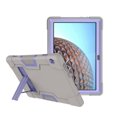 thumbnail image 1 of Goldcherry for Lenovo Tab M10 TB-X605F Case Heavy Duty Shockproof Kids Friendly Silicone Cover With Kickstand For Lenovo Tab M10 10.1 Inch TB-X605F TB-X605L Tablet(Gray+Purple), 1 of 6