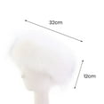 thumbnail image 5 of Skymirror Ladies Winter Faux Fur Soft Fluffy Cozy Warm Unisex Thick Furry Headband Winter Outdoor Earwarmer Empty Top Elastic Anti-slip Ski Hat, 5 of 7