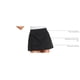 thumbnail image 4 of Falda CRZ YOGA Mini Short Deportivo de Golf con Cintura Alta y Forro Negra Talla S, 4 of 8