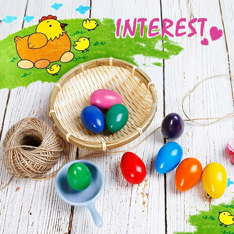 Adofi Easter Egg Crayon Children's Safety Crayon 9 Colors Non-Toxic Toddler Crayons Toys for Kids Boys and Girl, Toys for Kids 3+, Size: 2.56 x 0.79 x