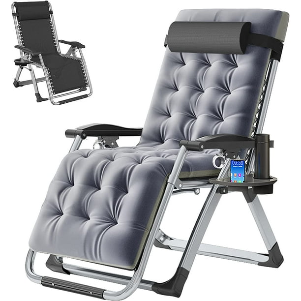 Slsy Zero Gravity Chair with Removable Cushion & Tray, Reclining Lounge