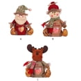 thumbnail image 2 of Inteprter Bolsa de regalo, soporte de regalo de decoración de Navidad, colgante de Navidad, tamaño compacto, cesta de frutas, muñeca suave, accesorios Kits de decoración para fiestas Anciano Forma Inteprter HA069772-01, 2 of 6