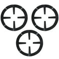 thumbnail image 1 of YSNOOWE 3pcs Sturdy Gas Stove Stand for Home Use Kitchen Black, 1 of 8