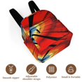 thumbnail image 6 of Abstract Fiery Radial Artwork Small Backpack Cute Mini Backpacks For Woman Lightweight Daypacks, 6 of 8