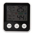 thumbnail image 1 of Uadme Medidor De Temperatura Y Humedad, Pantalla Digital LCD HD Termómetro Higrómetro Medidor De Temperatura Y Humedad Higrotermógrafo(Negro), 1 of 14