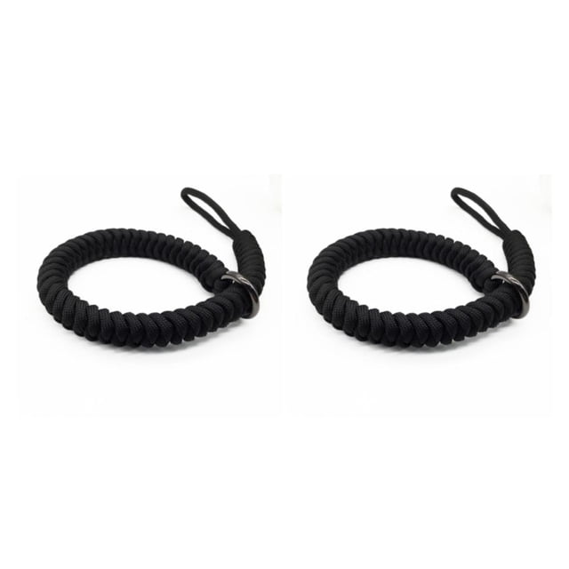 Tholdsy Cámara Digital Correa De Muñeca Color Sólido Casual Elegante Camping Senderismo Viajar Videocámara Accesorios Negro 2piezas