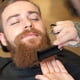 thumbnail image 4 of Peine para bigote de 14 dientes con estuche de cuero Kit de bolsillo para el cuidado de la barba de madera con dientes finos y gruesos de doble acción Funciona perfectamente con aceite y, 4 of 8