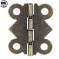 thumbnail image 1 of Metal Box Hinge,100Pcs Retro Jewelry Box Cabinet Hinge Hardware Fittings Professionally Tested, 1 of 13