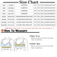 thumbnail image 3 of Women's Sports Bras Large Padded Underwear Front Buckle Breathable Comfortable Running Vest Bra Wireless Bra Khaki 5XL, 3 of 8