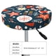thumbnail image 4 of Disketp Holiday Christmas Cookies Funda Redonda para Taburete, Funda de Cojín para Silla de Bar Suave y Elástica-14 inch, 4 of 7