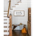 thumbnail image 5 of MODE HOME 24x12 Inch Wooden Family Sign,Large Rustic Home Wall Decor for Living Room Art, 5 of 7
