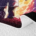 thumbnail image 5 of Feelyou Neon Soccer Print Quilt Full for Boys, Flame Athlete Full Bedspread Sets, Multicolor Black, 3-Piece, 5 of 7