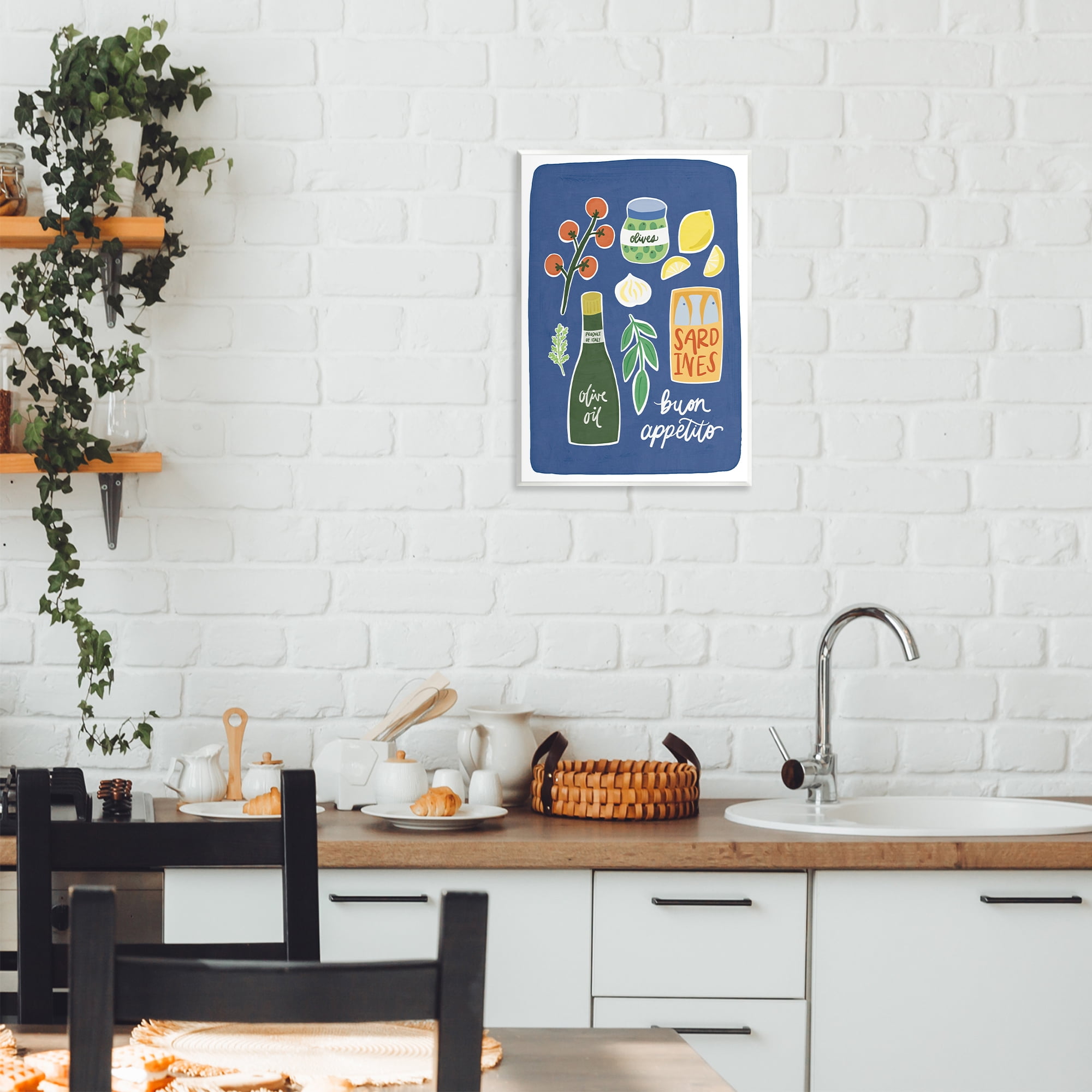 Stupell Industries Italian Kitchen Necessities Wall Plaque Art, design by Amanda Houston