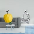 thumbnail image 2 of figura de arte,Escultura de fruta de porcelana decorativa para el hogar.,Figura de lector abstracto,Estatua de pensador abstracto,arte,manualidades,decoraciones,Figuras humanas decorativas para, 2 of 8
