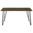 thumbnail image 3 of Topeka Live-edge Dining Table Mango Cocoa and Gunmetal, 3 of 7