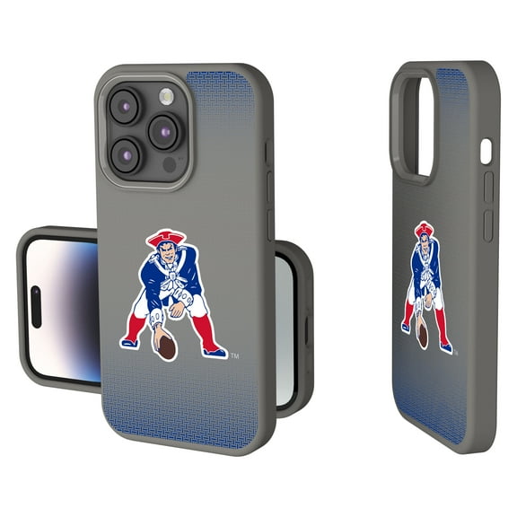 New England Patriots Linen Logo iPhone Soft Touch Case