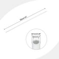 thumbnail image 2 of Uxcell Rigid Round Pipe White 0.2 x 0.28"(ID*OD) High Impact for Water Pipe Crafts Cable Sleeve, 2 of 6