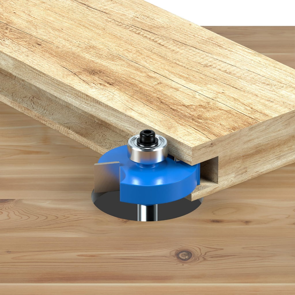 PatungKu Pack of 7 Multiple Size Router Bit Kit Stable Performances Router Bit Produced for Functional Woodworking Tasks