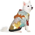thumbnail image 2 of Honeii Fall Maple Leaves Print Small Dog Hoodies Pet Hooded Sweatshirts Fall Winter Puppy Cat Sweaters Warm Clothes for Small Dogs Outfits Costume-Large, 2 of 7