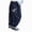 Blue, variant on Cdudpw Boy's Kids Baggy Jeans Elastic Waist Pull On Denim Pants Winter Straight Wide Leg