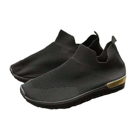 

AnuirheiH Sandals Stretch Cloth Large Size Women Shoes Summer Comfortable Casual Sports Shoes Clearance Under $10