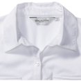 thumbnail image 3 of Russell Collection- Camisa de manga corta vuelta para mujer (Blanco), 3 of 5