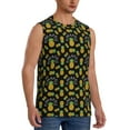 thumbnail image 2 of Kdxio Pineapple for Men's Muscle T-shirt,Sleeveless for Workout Running Athletic Gym Lounge Casual, 2 of 7