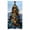 B,GGwang, variant on Christmas Tree Window Cling, Large Seasonal Window or Door Decoration, Reusable-Look Flat Decoration for Home, for Home, Office, Storefront, Party, Multicolor, 35.43 x 70.87 in, 1 Piece, Style B
