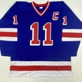thumbnail image 4 of Autographed/Signed Mark Messier New York Blue Hockey Jersey Steiner Sports COA, 4 of 4