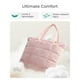 thumbnail image 3 of Bolsa acolchada BAGSMART, expandible, resistente al agua, rosa, 3 of 7