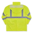 thumbnail image 2 of GloWear 8366 Class 3 Lightweight Hi-Vis Rain Jacket, Polyester, Small, Lime, Ships in 1-3 Business Days | Bundle of 5 Each, 2 of 8